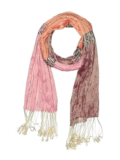 Pre-owned Unbranded Scarf In Pink
