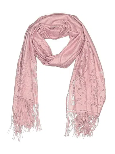 Pre-owned Unbranded Scarf In Pink