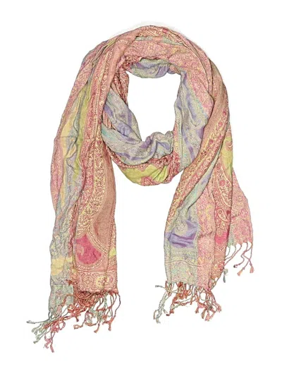 Pre-owned Unbranded Scarf In Pink