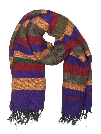 Pre-owned Unbranded Scarf In Purple