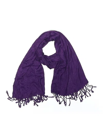 Pre-owned Unbranded Scarf In Purple