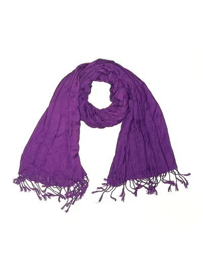 Pre-owned Unbranded Scarf In Purple