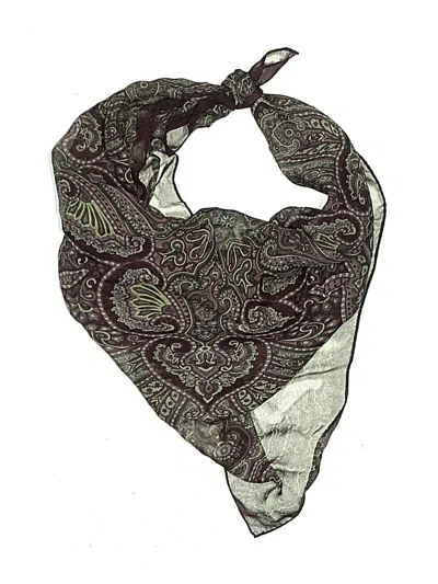 Pre-owned Unbranded Scarf In Purple