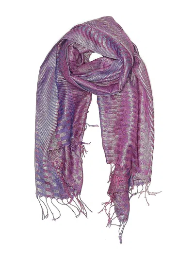 Pre-owned Unbranded Scarf In Purple