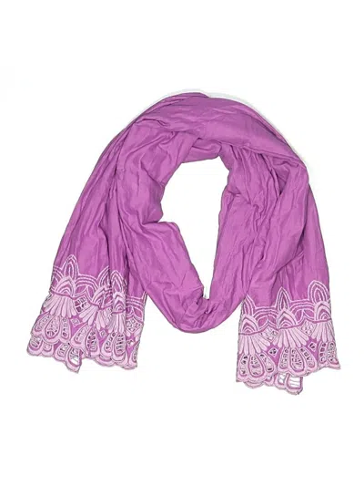 Pre-owned Unbranded Scarf In Purple