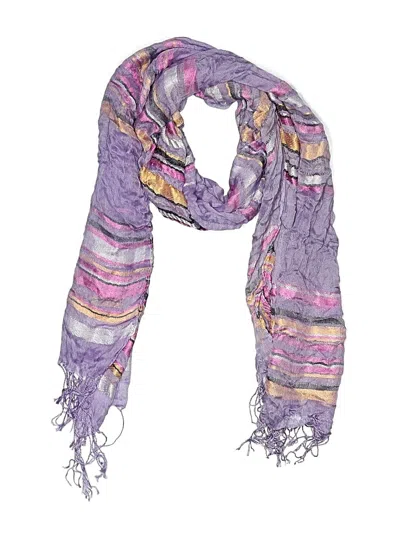Pre-owned Unbranded Scarf In Purple