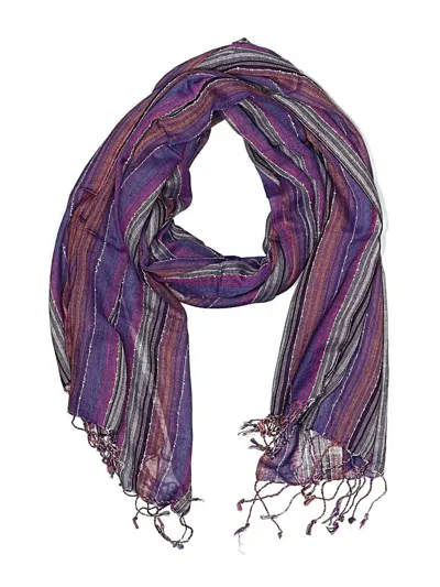 Pre-owned Unbranded Scarf In Purple