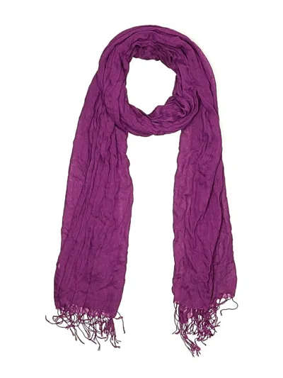 Pre-owned Unbranded Scarf In Purple