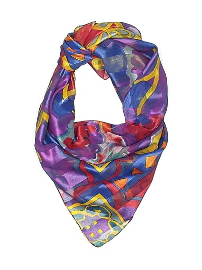 Pre-owned Unbranded Scarf In Purple