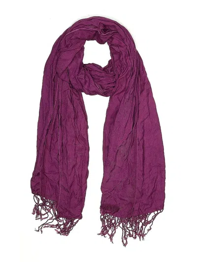 Pre-owned Unbranded Scarf In Purple