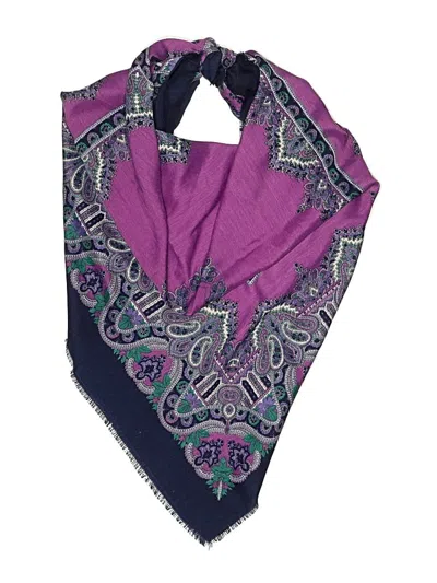 Pre-owned Unbranded Scarf In Purple