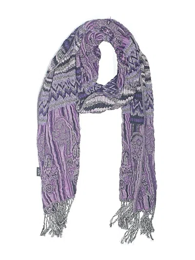 Pre-owned Unbranded Scarf In Purple