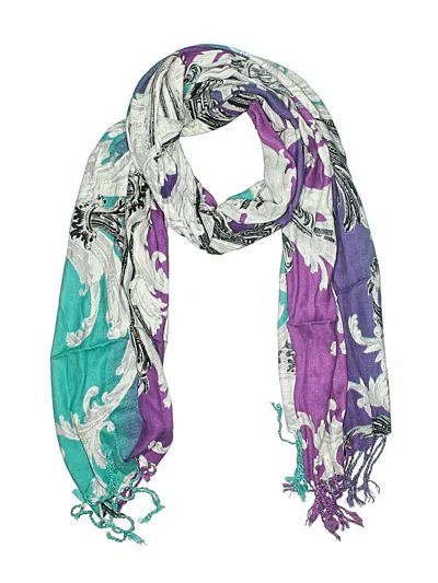 Pre-owned Unbranded Scarf In Purple