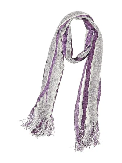 Pre-owned Unbranded Scarf In Purple