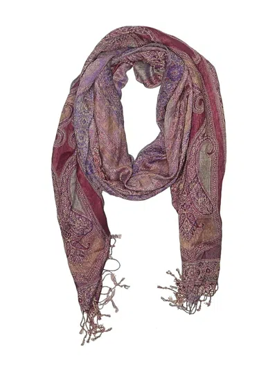 Pre-owned Unbranded Scarf In Purple