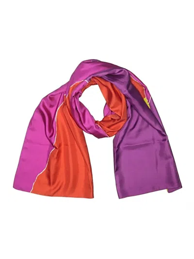 Pre-owned Unbranded Scarf In Purple