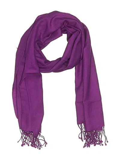 Pre-owned Unbranded Scarf In Purple