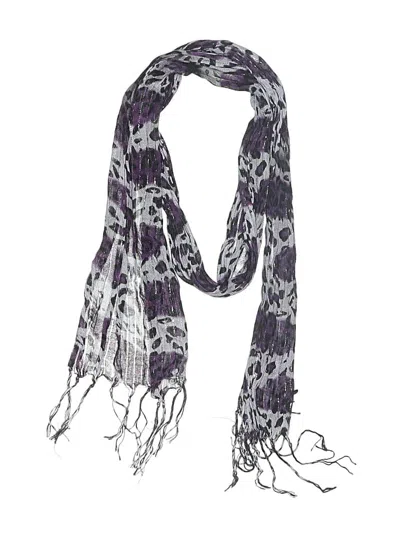 Pre-owned Unbranded Scarf In Purple