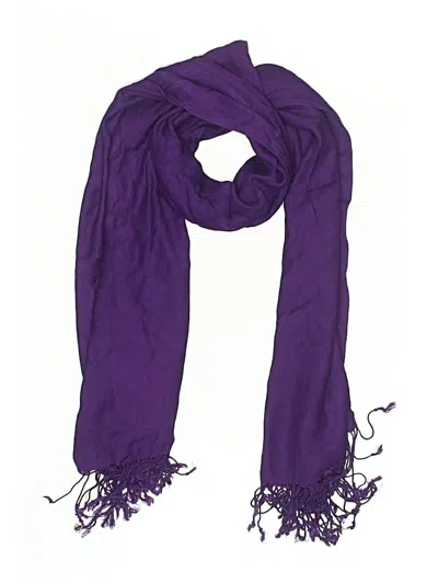Pre-owned Unbranded Scarf In Purple