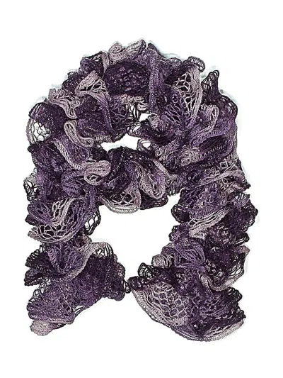 Pre-owned Unbranded Scarf In Purple
