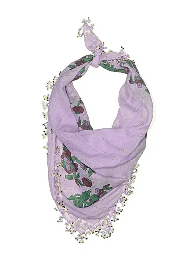 Pre-owned Unbranded Scarf In Purple