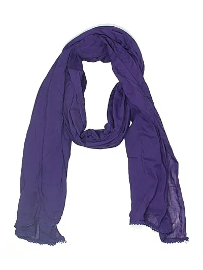 Pre-owned Unbranded Scarf In Purple