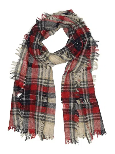 Pre-owned Unbranded Scarf In Red