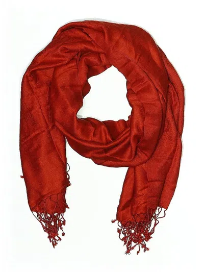 Pre-owned Unbranded Scarf In Red