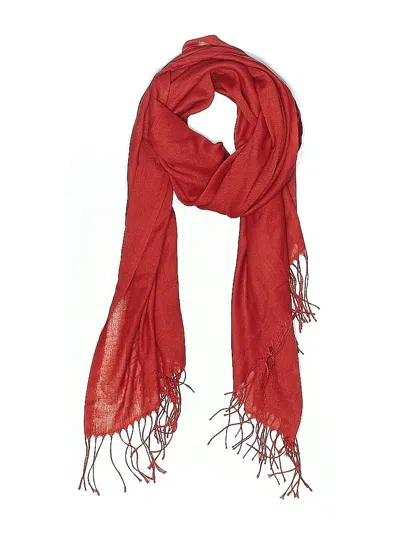 Pre-owned Unbranded Scarf In Red