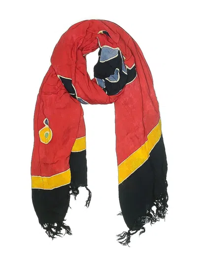 Pre-owned Unbranded Scarf In Red