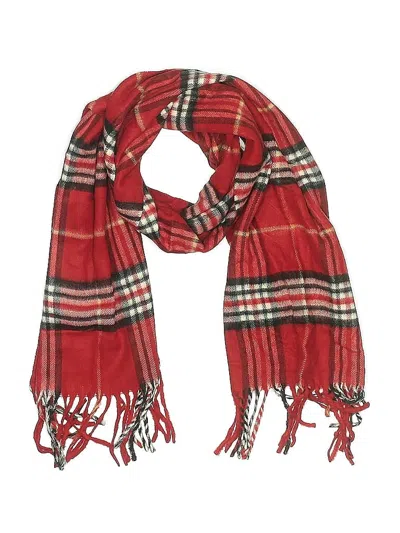 Pre-owned Unbranded Scarf In Red