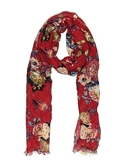 Pre-owned Unbranded Scarf In Red