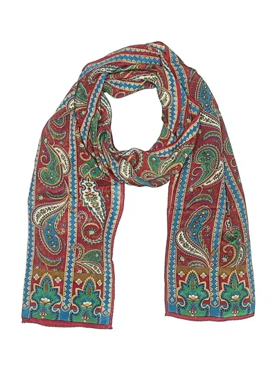 Pre-owned Unbranded Scarf In Red