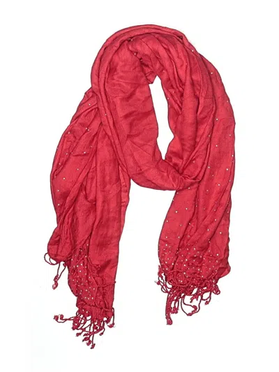 Pre-owned Unbranded Scarf In Red
