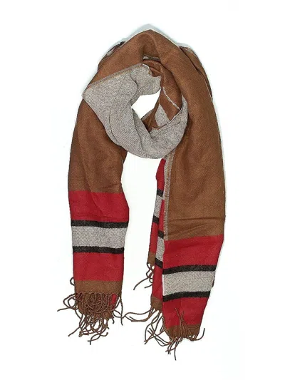 Pre-owned Unbranded Scarf In Red