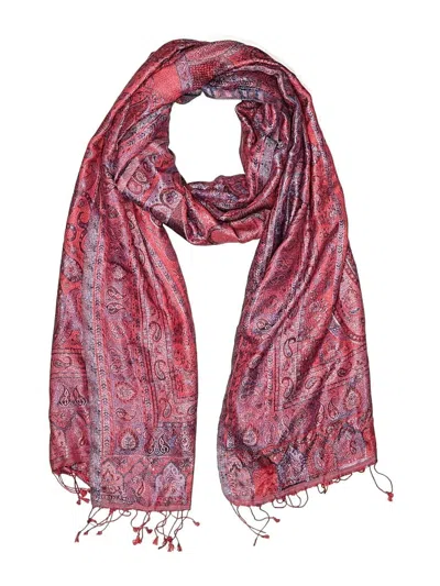 Pre-owned Unbranded Scarf In Red