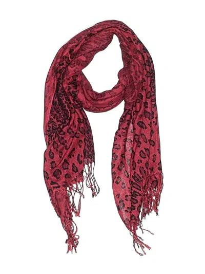 Pre-owned Unbranded Scarf In Red