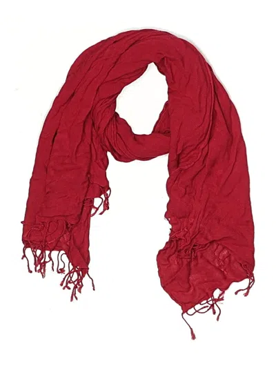 Pre-owned Unbranded Scarf In Red