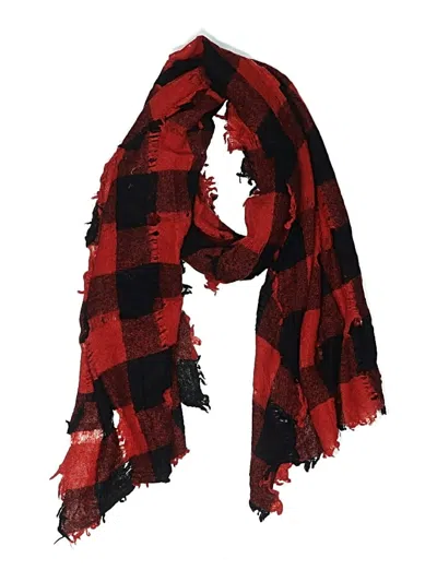 Pre-owned Unbranded Scarf In Red
