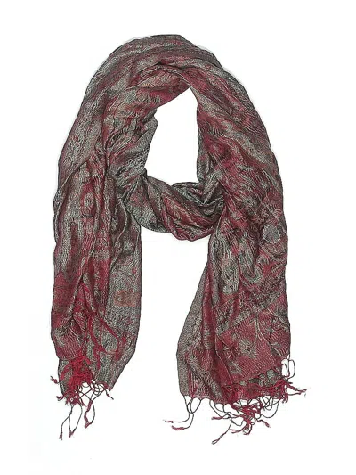 Pre-owned Unbranded Scarf In Red