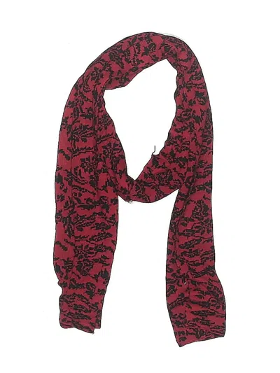 Pre-owned Unbranded Scarf In Red