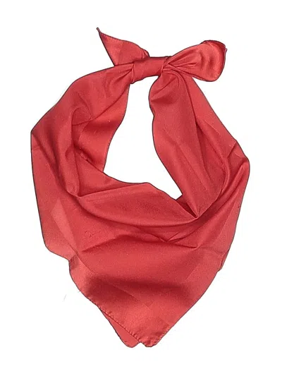 Pre-owned Unbranded Scarf In Red