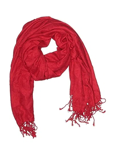 Pre-owned Unbranded Scarf In Red