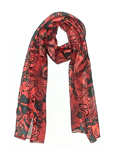Pre-owned Unbranded Scarf In Red