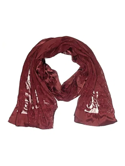 Pre-owned Unbranded Scarf In Red
