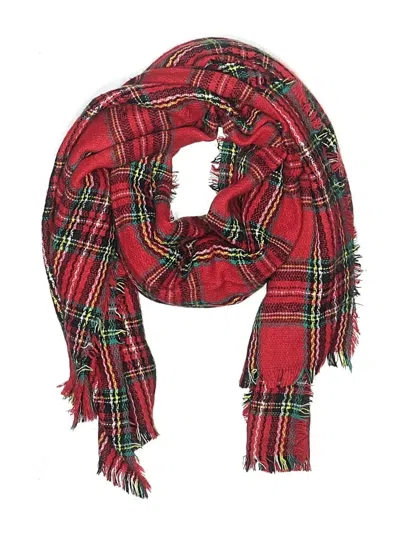 Pre-owned Unbranded Scarf In Red