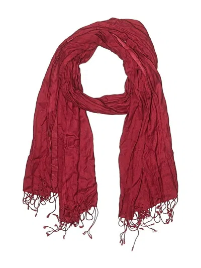 Pre-owned Unbranded Scarf In Red