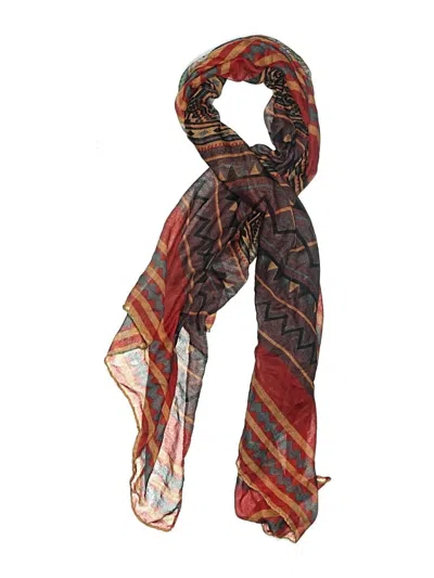 Pre-owned Unbranded Scarf In Red