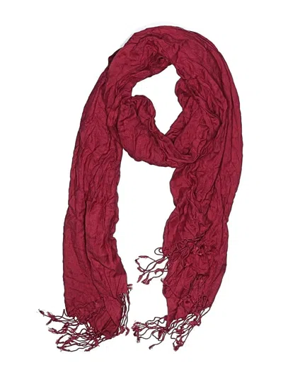 Pre-owned Unbranded Scarf In Red