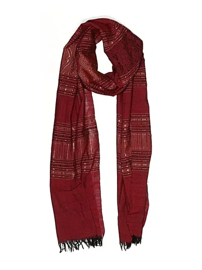 Pre-owned Unbranded Scarf In Red